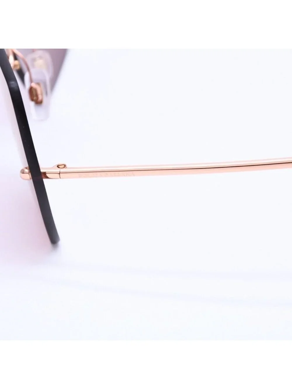 Dolce & Gabbana Sunglasses Pink Lens Gold Temple Eyewear